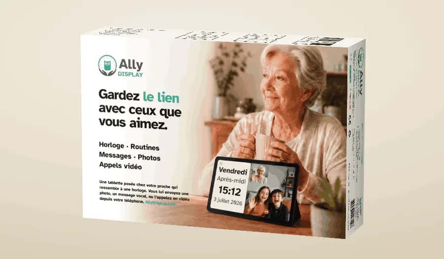 La box Ally Display, livrée prête à poser